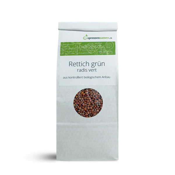 Rettich grün Bio Sprossensamen 250g