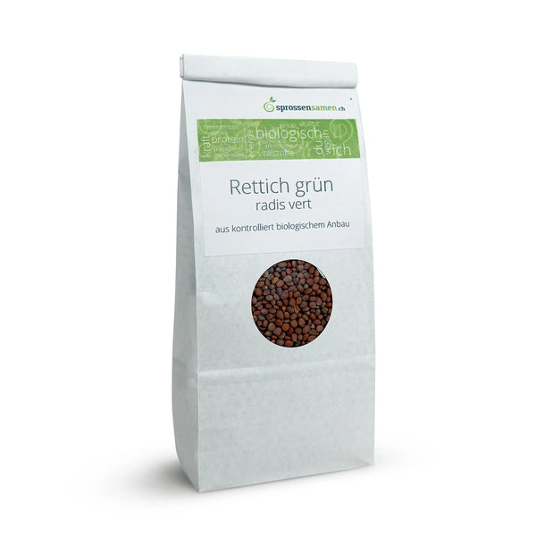 Rettich grün Bio Sprossensamen 250g
