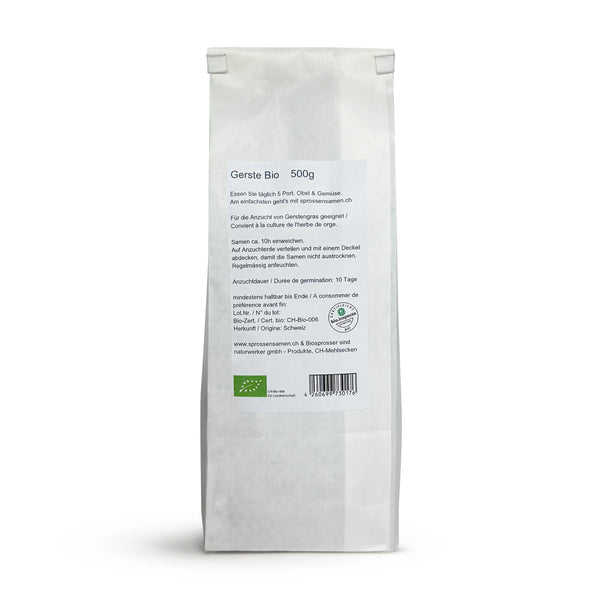 Gerste Bio Sprossensamen 500g