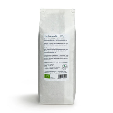 Hanfsamen Bio ungeschält 500g