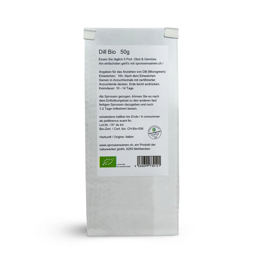 Dill Sprossensamen Bio 50g