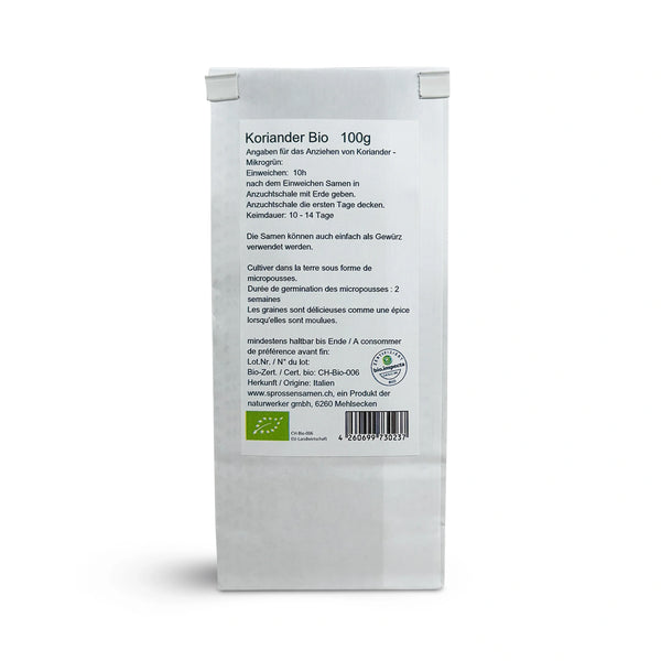 Koriander Bio Samen 100g