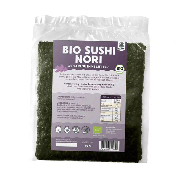 Sushi Nori Blätter Bio
