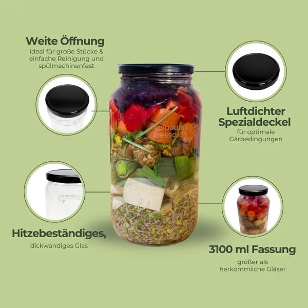 Fermentier-Set mit „VitalGlas“