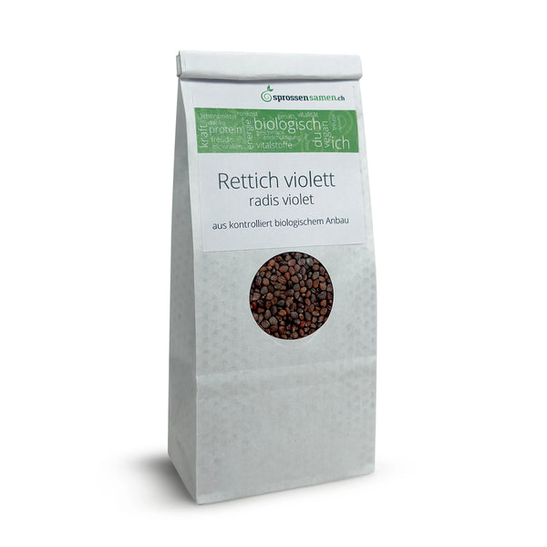 Rettich violett Bio Samensprossen 250g