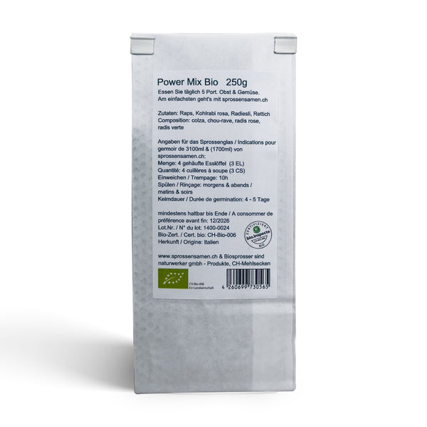 Power-Mix Bio Samensprossen 250g