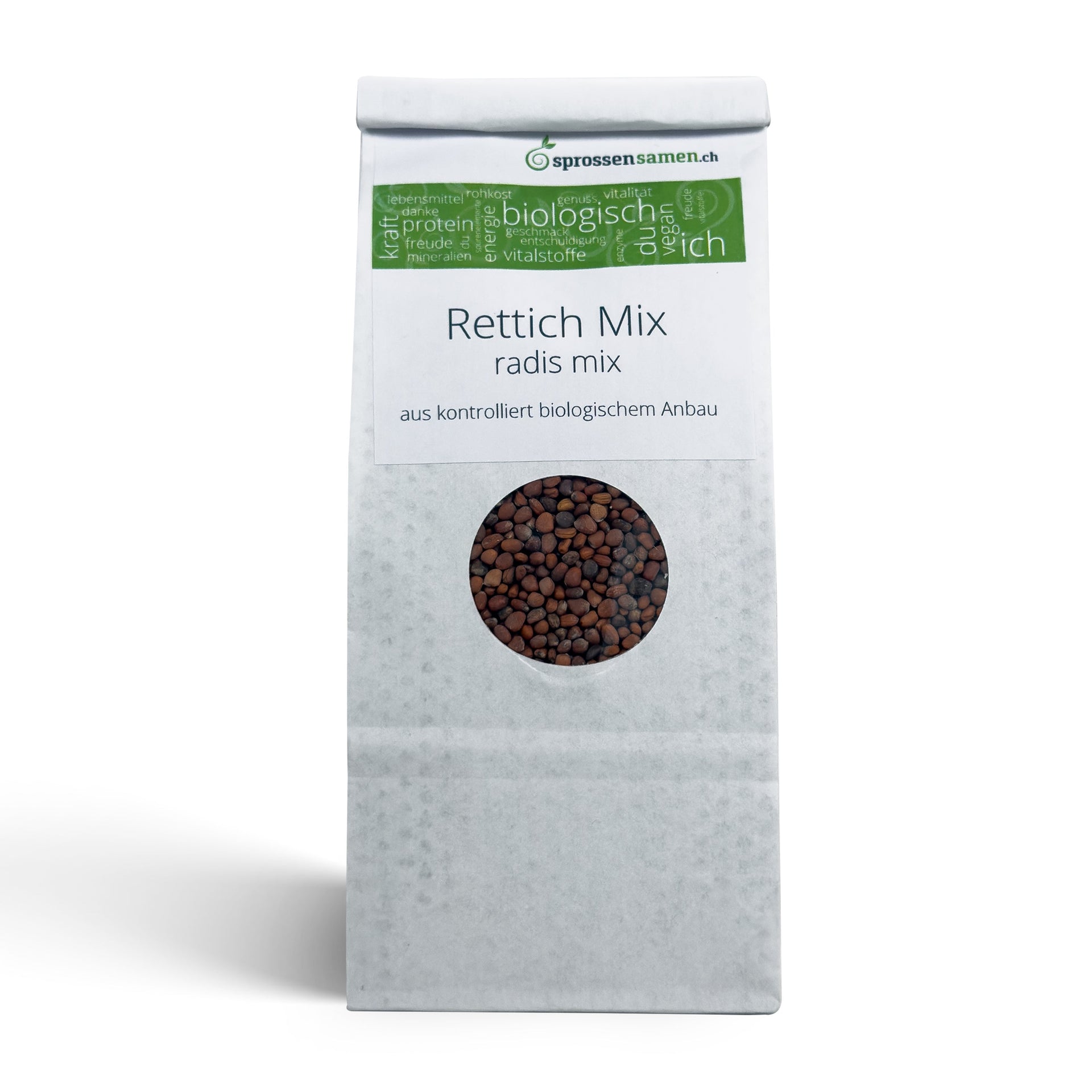 Mélange de graines germées de radis biologiques 250 g