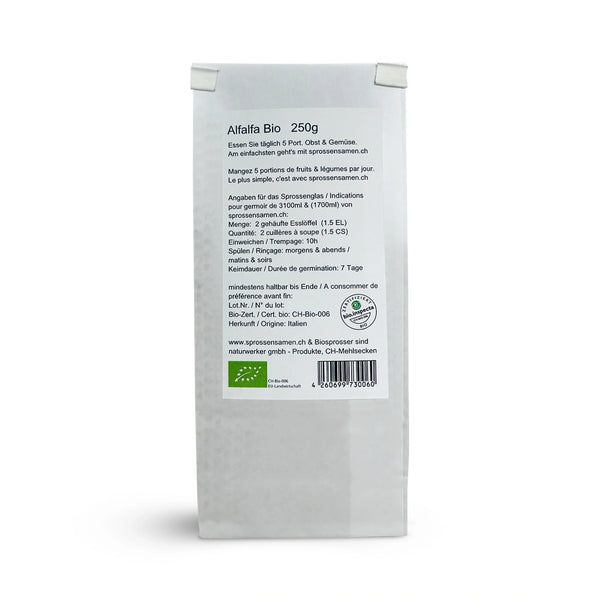 Alfalfa Bio 250g