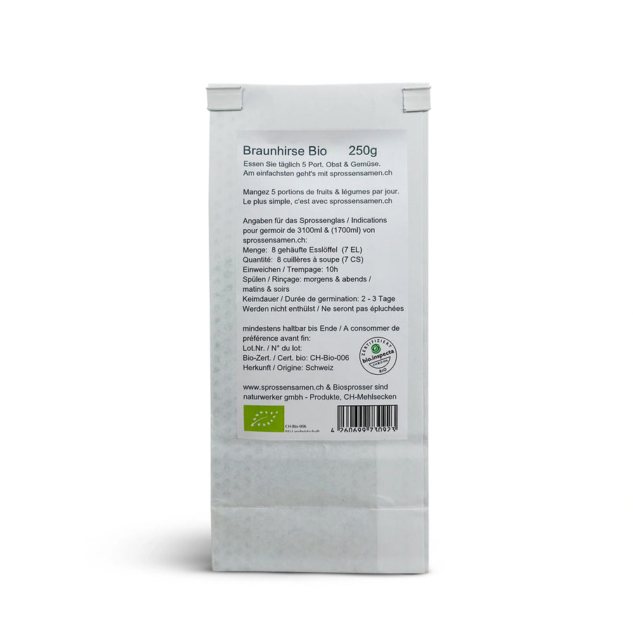 Braunhirse Bio Sprossensamen 250g