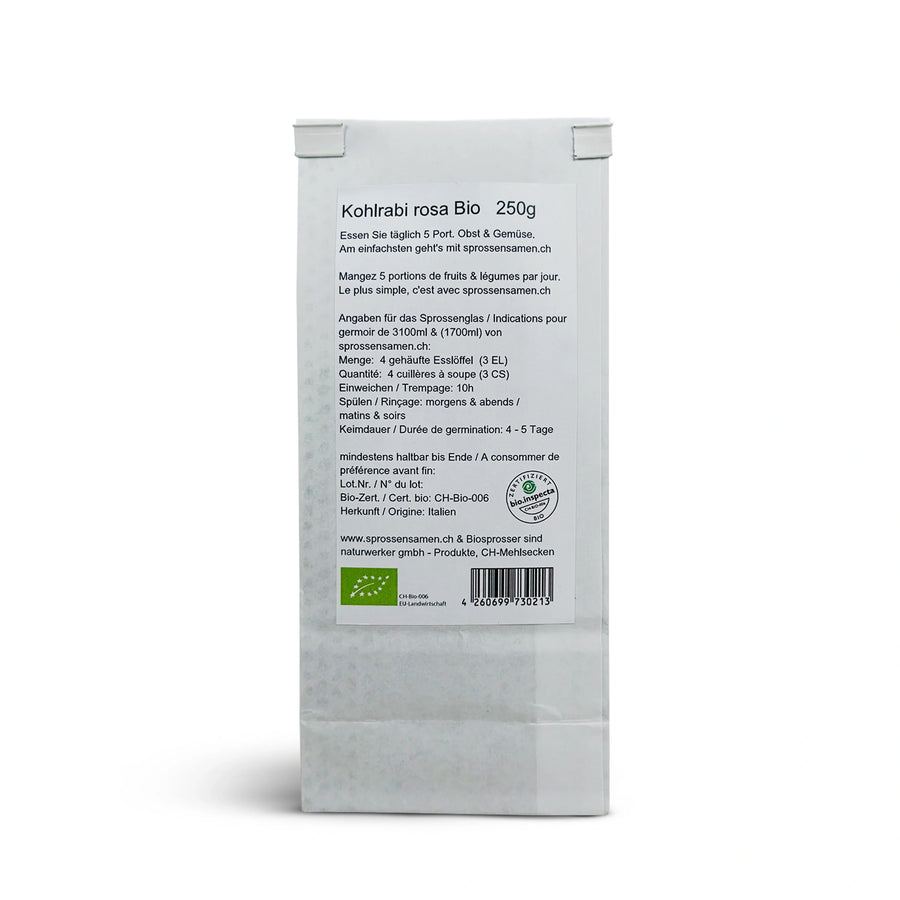 Kohlrabi rosa Bio Samensprossen 250g