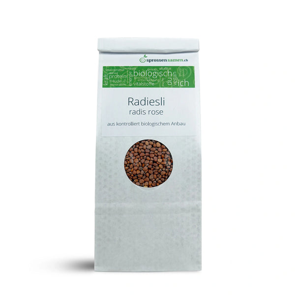 Radieschen Sprossen kaufen: Bio Radiesli Samen 250g – sprossensamen