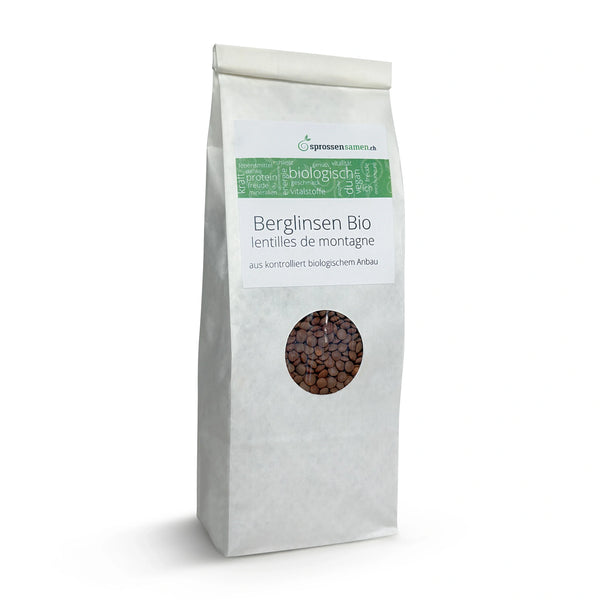 Berglinsen Sprossensamen Bio 500g