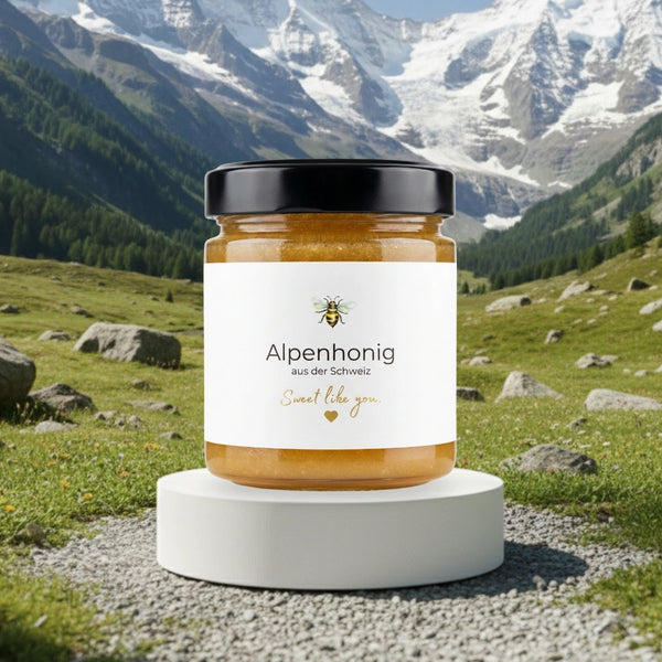 Schweizer Alpenhonig in Rohhonig-Qualität 500g