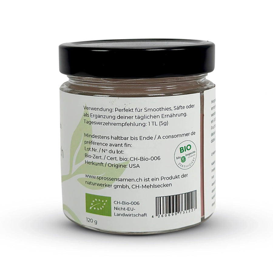 Karotten Saftpulver in Bio Rohkostqualität 150g