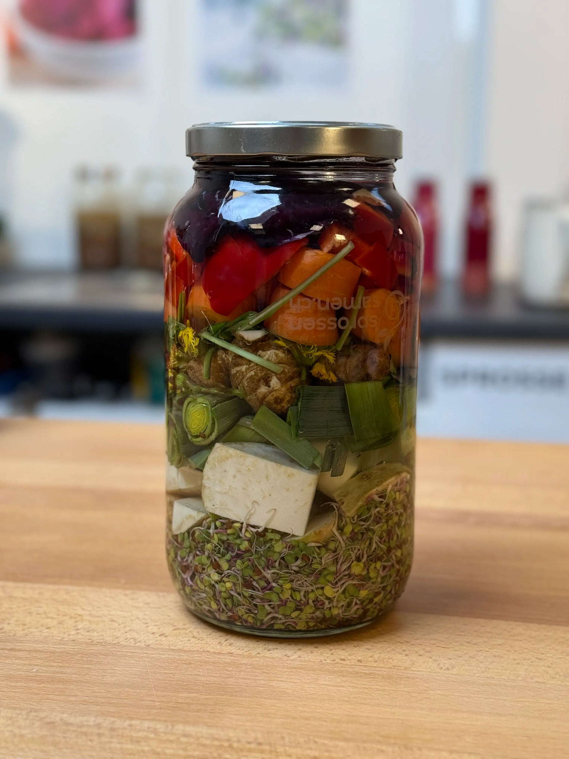 Ensemble de fermentation avec « VitalGlas »