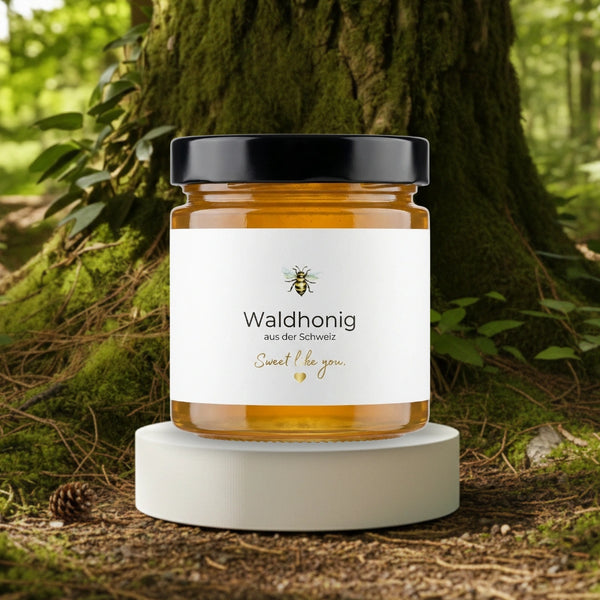 Schweizer Waldhonig in Rohhonig-Qualität 500g