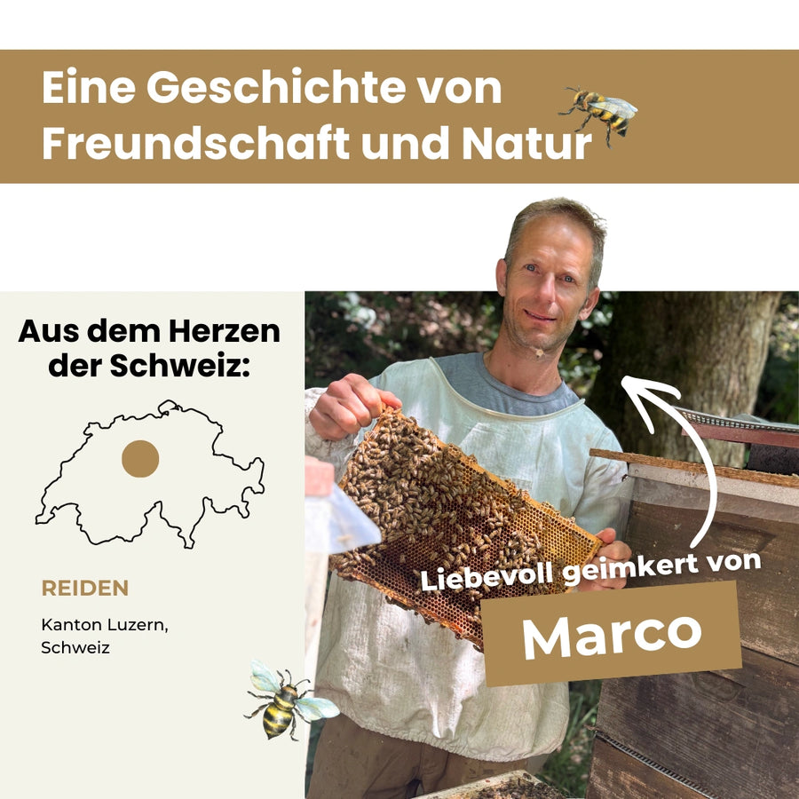 Schweizer Waldhonig in Rohhonig-Qualität 500g