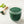 Spirulina Getränk mit Spirulina Pulver und frischer Minze